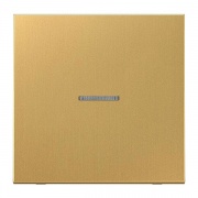 Клавиша 1-ая с подсветкой для одноклавишного выключателя или кнопки Jung LS Латунь Classic