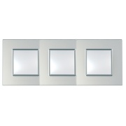 Рамка Unica Quadro 3 поста серебро