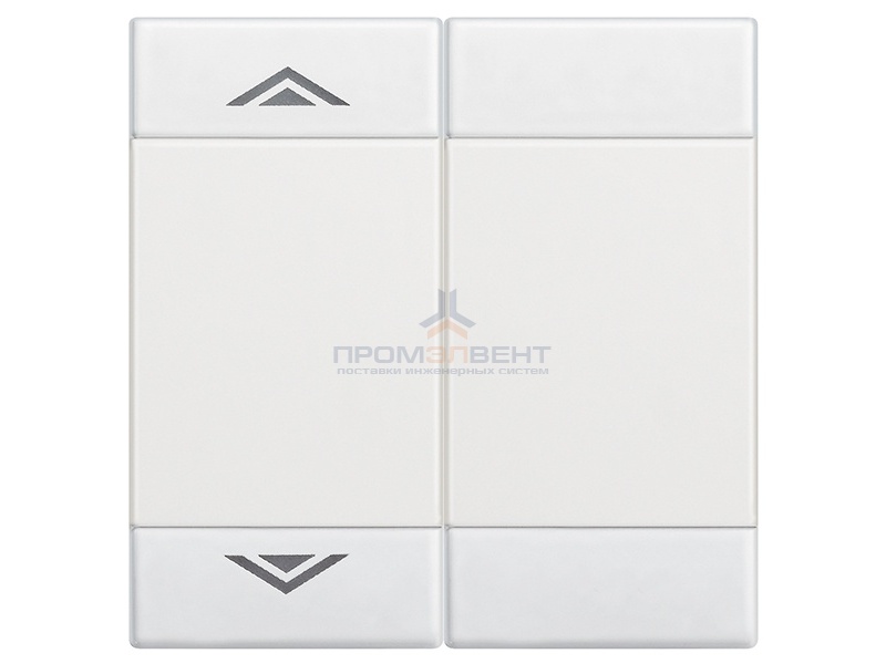 LL Клавиша UP DOWN 2 модуля, цвет белый