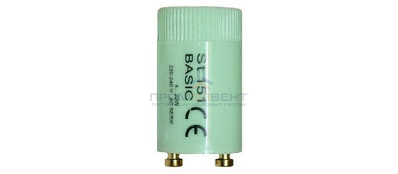 OSRAM / СМОЛЕНСК инд упак ST 151  4-22W 110-230V (25х40)-стартер