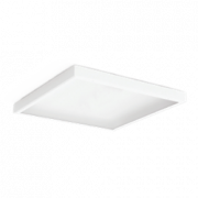 Светодиодный светильник "ВАРТОН" IP54 медицинский накладной 595*595*55 мм с опаловым рассеивателем 36 ВТ 2700К