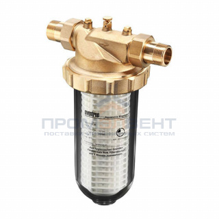 Фильтр тонкой очистки без промывки Oventrop Aquanova Magnum - 1"1/4 (НР, PN16, 30°C, прозрачн.колба)