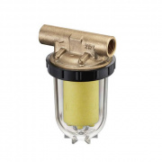 Фильтр топливный Oventrop Oilpur E - 3/8" (ВР/ВР, с пластиковым патроном Siku 50-75 μm)