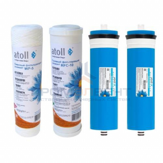 Комплект сменных картриджей Atoll №109 STD (для системы обратного осмоса A-3800p STD)
