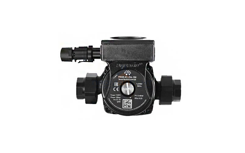 Насос циркуляционный Aquario PRIME-B1-256-130 - 0.45 кВт (однофазный, Hmax - 6 м, Qmax - 3.7 м³/ч)