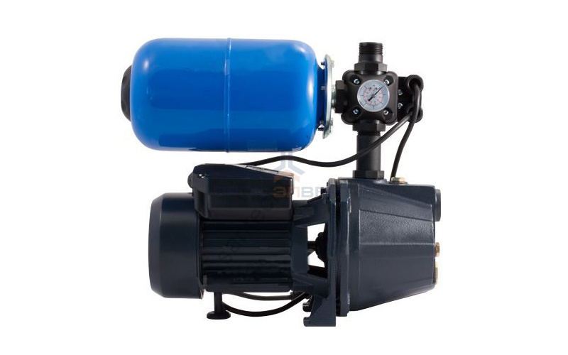 Насосная станция UNIPUMP AUTO JET 40S-5 - 0,37 кВт (5 л, однофазный, Hmax 30 м, Qmax 30 л/мин)