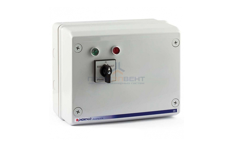 Пульт управления Pedrollo QET 075 - 0,55 кВт (трехфазный, 2 А)