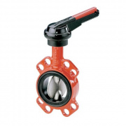 Затвор дисковый поворотный KSB BOAX-S - Ду50 (PN16, Tmax 130°C, с рукояткой)