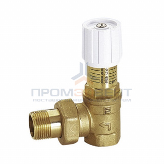 Клапан Emmeti 1 1/4" перепускной угловой НВ  со сгоном