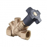 Клапан балансировочный Oventrop Aquastrom F - 1/2" (ВР/ВР, PN16, Tmax 120°C, без дренажных отводов)