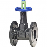 Клапан запорный KSB BOA-Compact EKB - Ду80 (ф/ф, PN16, 120°C, чугун с электростатическим покрытием)