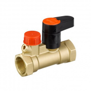 Клапан запорный ручной Danfoss LENO MSV-S - 1" (ВР/ВР, PN20, kvs - 9.5, со спускным краном)