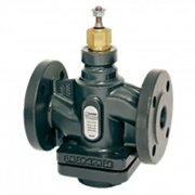 Клапан регулирующий двухходовой ESBE VLC225 - DN25 (F/F, PN 25, Kvs 10, Tmax. 150°C, чугун, со штекером компенсации давления)