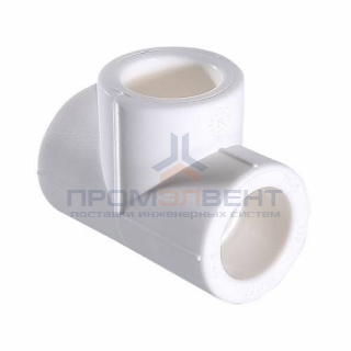 Тройник VALTEC VTp.731 - 63 (для полипропиленовых труб под пайку, цвет белый)