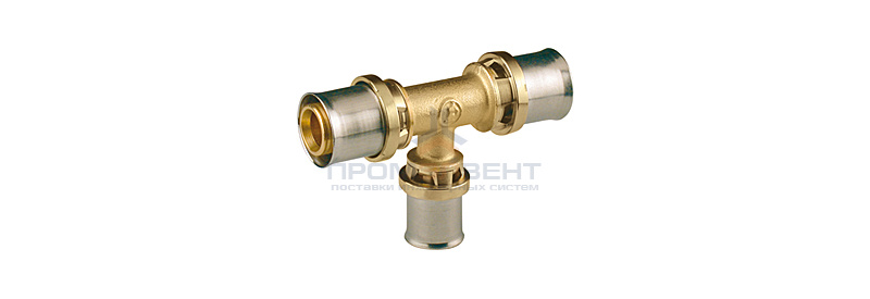 Тройник переходной Giacomini RM151 - 26x3.0 x 26x3.0 x 20x2.0 (прессовой, для металлопластик.труб)