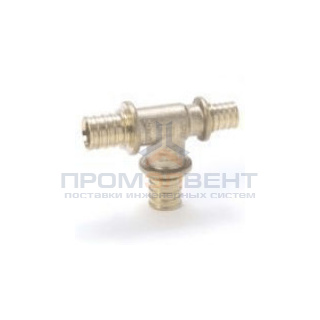 Тройник переходной REHAU - 25 x 25 x 20 (латунь, для труб из сшитого полиэтилена RAUTHERM S)