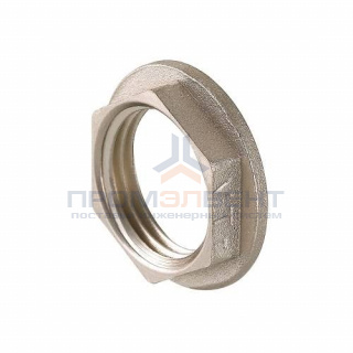 Контргайка VALTEC VTr.655 - 3/4" (резьбовая, латунь никелированная)