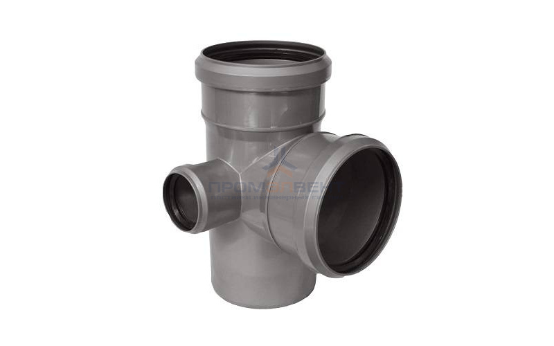 Крестовина с уменьшенным проходом слева СИНИКОН Standart - 110 x 50 (для внутренней канализации)