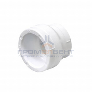 Муфта редукционная Fusitek - 50 x 25 (для полипропиленовых труб под пайку, цвет белый)