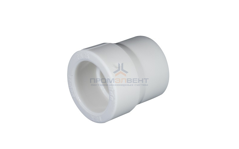 Муфта редукционная KALDE - 75 x 63 (для полипропиленовых труб под пайку, цвет белый)