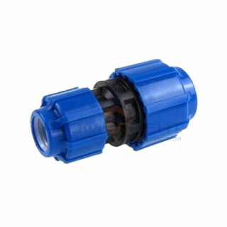 Муфта редукционная Политэк - 63 x 50 (винтовая, для труб ПНД)