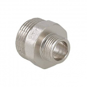 Ниппель редукционный VALTEC VTr.580 - 1" x 3/4" (резьбовой, латунь никелированная)