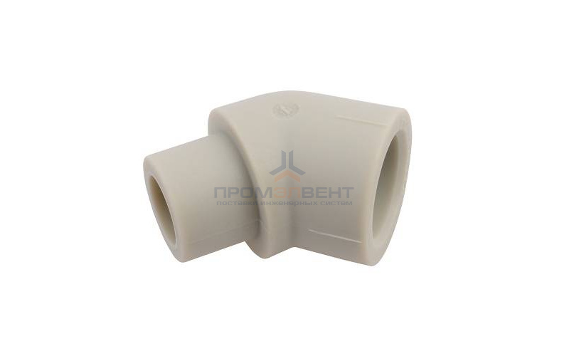 Отвод 45° FV-Plast - 16 (под пайку внутренняя/наружная для полипропиленовых труб, цвет серый)