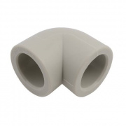 Отвод 90° FV-Plast - 40 (для полипропиленовых труб под пайку, цвет серый)