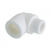 Отвод 90° KALDE - 20 (под пайку внутренняя/наружная для полипропиленовых труб, цвет белый)
