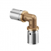 Отвод 90° Oventrop Cofit P - 63x6.0 (прессовой, латунь)
