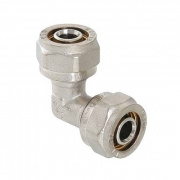 Отвод 90° VALTEC VTm.351 - 16 (винтовой, для металлопластиковых труб)