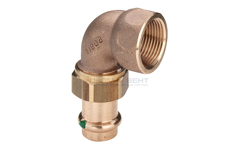 Отвод 90° разъемный Viega G3 Sanpress 2255 - 35 x 1