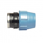 Переход на внутреннюю резьбу UNIDELTA 1004 - 75 x 3" (винтовой, для труб ПНД, резьба пластиковая)