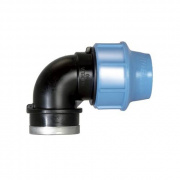 Переход на внутреннюю резьбу угловой UNIDELTA 1009 - 25 x 3/4" (винтовой, для труб ПНД)