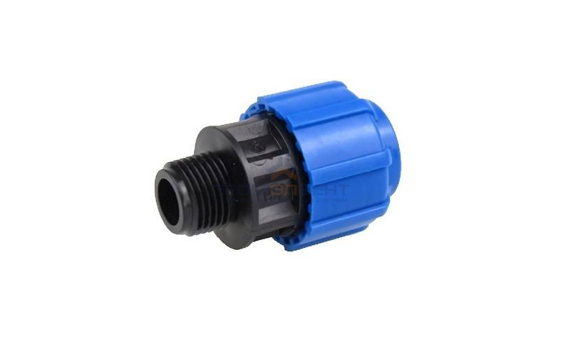 Переход на наружную резьбу Политэк - 32 x 1