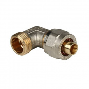 Переход на наружную резьбу угловой STOUT - 32 x 1" (винтовой, для металлопластиковых труб)