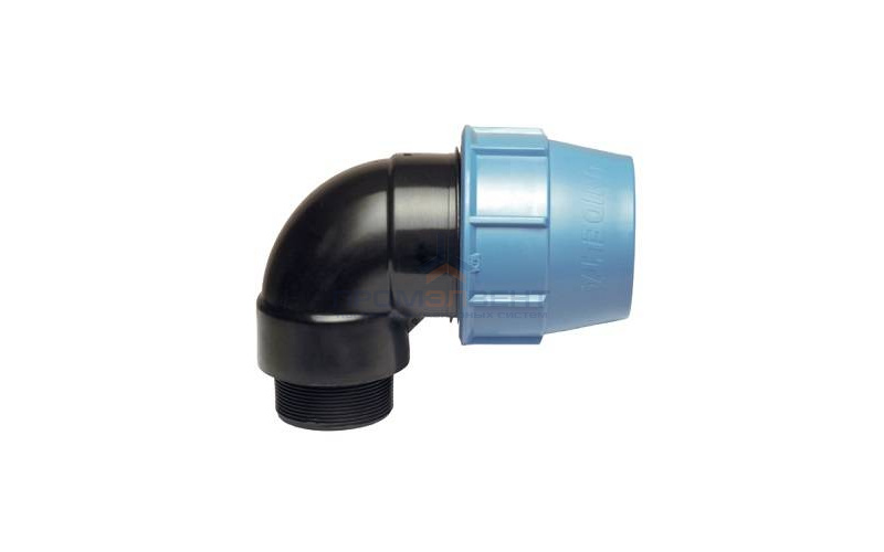 Переход на наружную резьбу угловой UNIDELTA 1008 - 110 x 4
