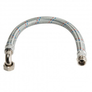 Подводка для воды гибкая угловая STOUT (Гайка/Штуцер) - 1" (длина 600 мм)