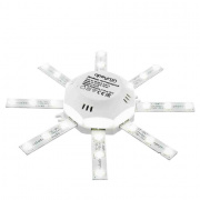 12-16 Комплект светод. линеек "Звездочка" для н/п свет-ка 220В, 8Вт, 600 Лм, IP30, 3000К, Ø140мм