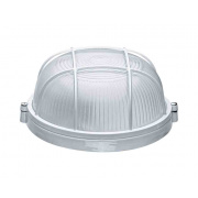 НПП 03-60-1302 Луна 1, светильник с решеткой, прозрачный, 60Вт, Е27, IP65, 220В,185x185x90мм