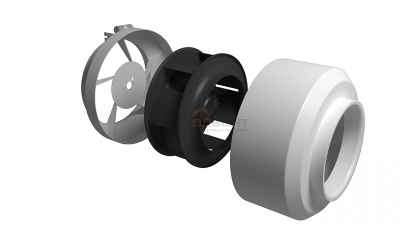 Вентилятор ACF-100 канальный круглый  