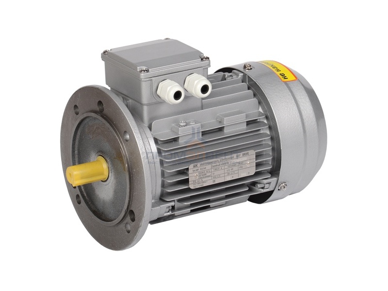 Электродвигатель асинхронный 3ф. АИР 63B6 380В 0,25кВт 1000об/мин (фланец) 3081 DRIVE IEK