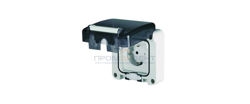 Розетка для скрытого монтажа. Защита IP66 с вставленной вилкой