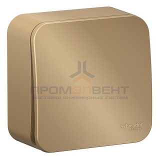 Выключатель 1-клавишный (cх.1) Blanca Schneider Electric 10А 250В титан изол.пластина