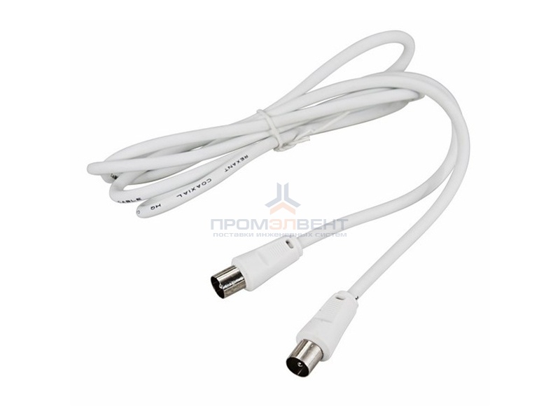 Шнур TV Plug-TV Plug 1.5М Белый