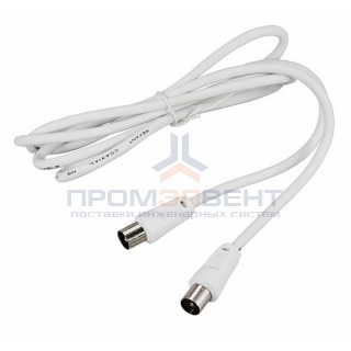 Шнур TV Plug-TV Plug 1.5М Белый