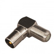 Штекер ТV угловой под F-разъем