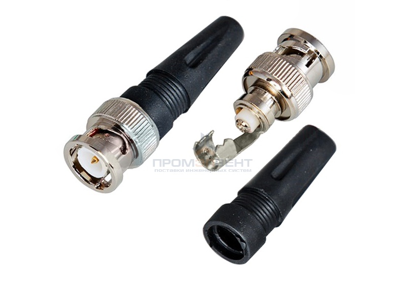 Разъем штекер BNC под винт с колпачком