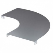 Крышка на угол горизонтальный 90?, осн.200, R300, нержавеющая
