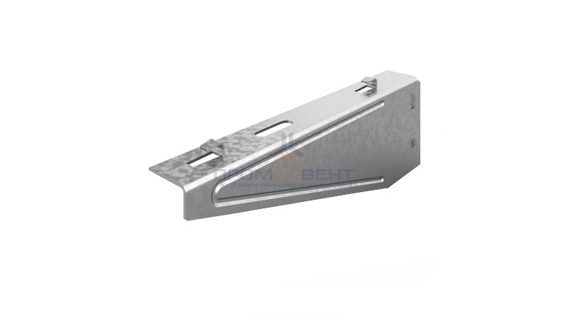 Кронштейн настенный для проволочного лотка безвинтовой 200мм OSTEC